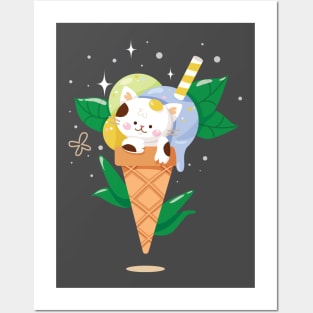 Cat_cream Posters and Art